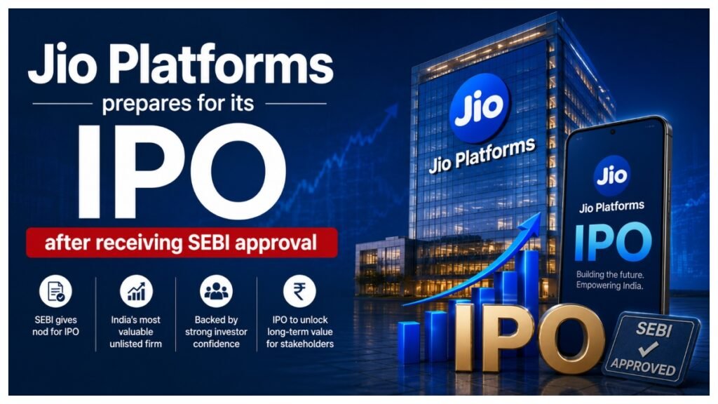 Jio Platforms prepares for its IPO after receiving SEBI approval.