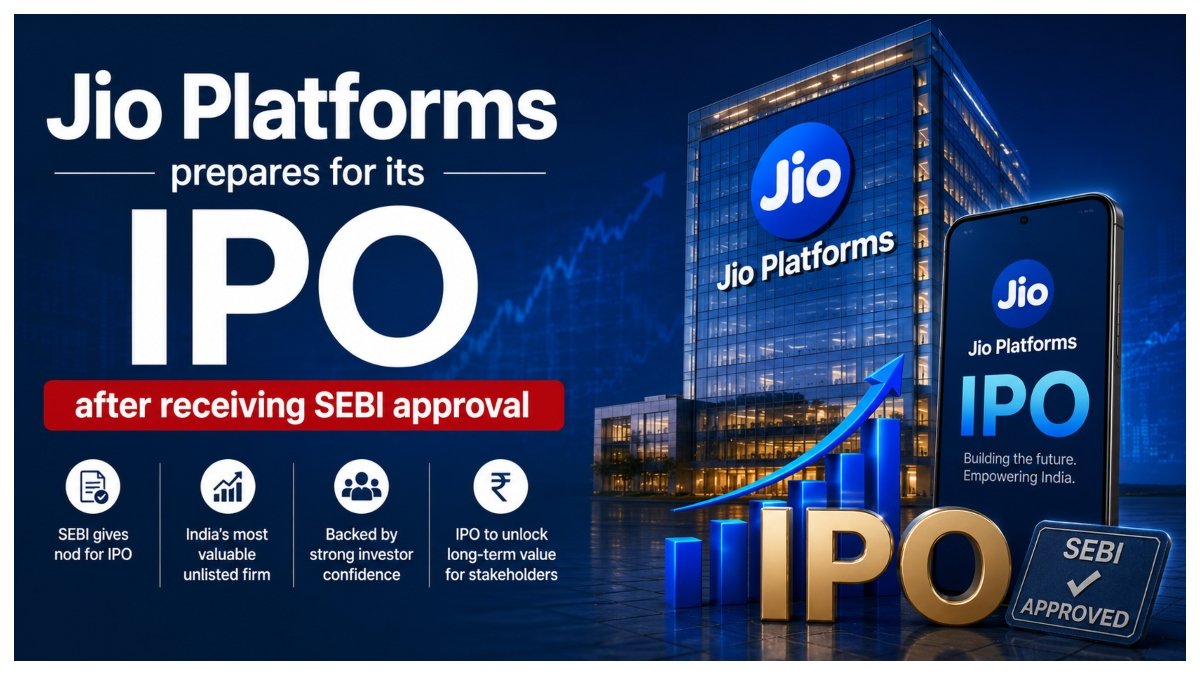 Jio Platforms prepares for its IPO after receiving SEBI approval.