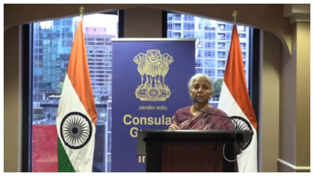 Finance Minister Nirmala Sitharaman expects India’s economy to grow 7% or more in FY27.