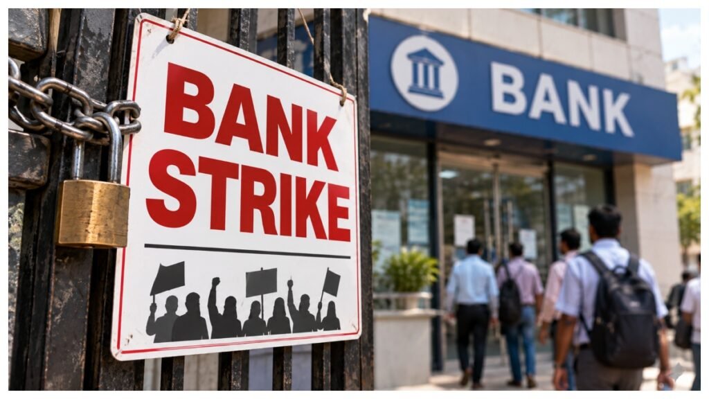 Nationwide bank strike scheduled for September 28, 29 and 30 could disrupt physical banking services for five consecutive days across India.
