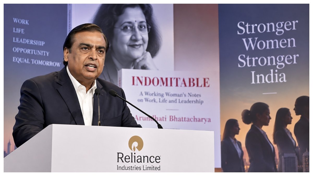 Mukesh Ambani calls on corporate India to strengthen support for working women and working mothers.