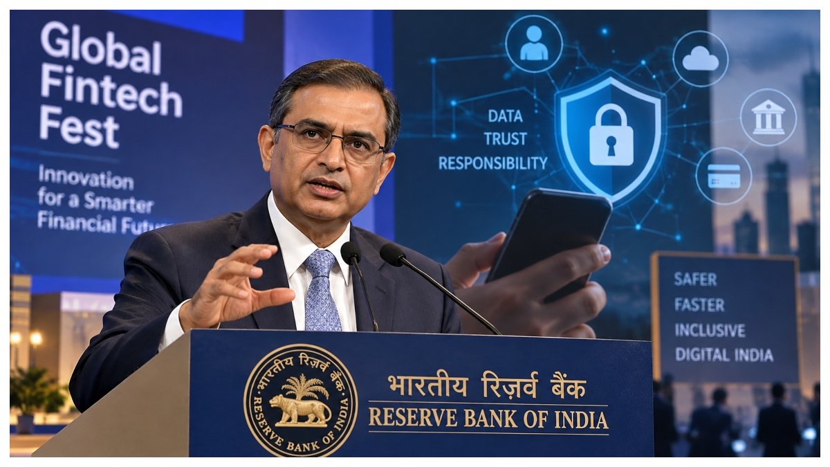RBI Governor Sanjay Malhotra urges fintechs to protect customer data and prioritise trust.