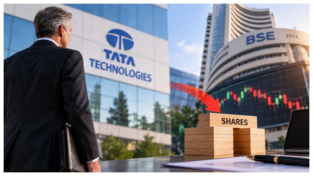Former Tata Technologies CEO Patrick McGoldrick sells 21 lakh shares worth nearly Rs 165 crore through BSE block deals.
