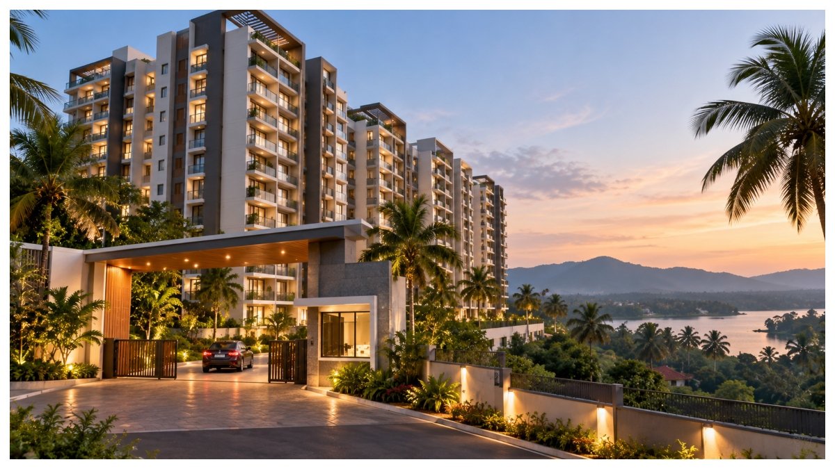 Veegaland Developers residential apartment project in Kerala ahead of the company's Rs 210 crore initial public offering.
