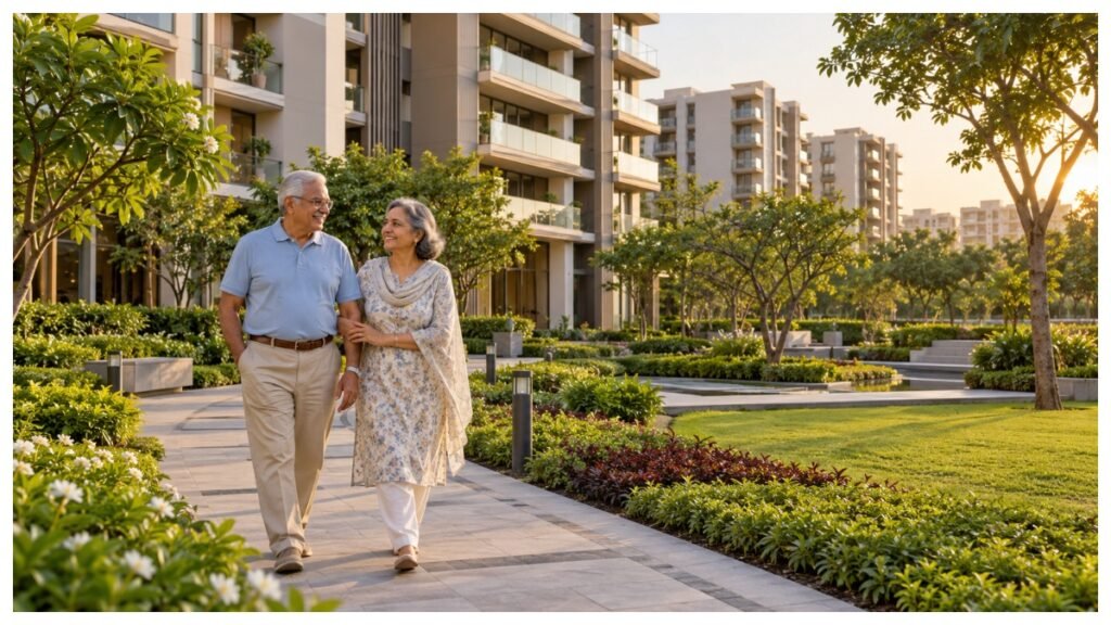 Luxury residential apartments in Gurugram.