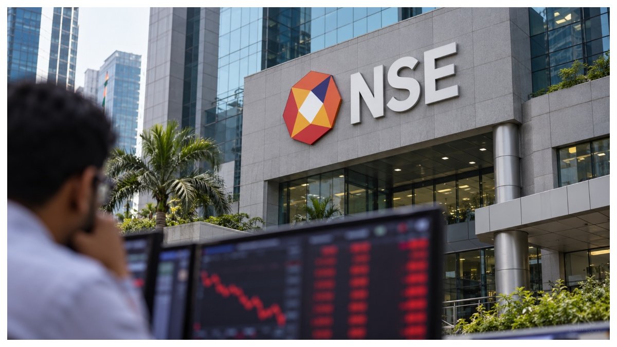 Representative image of the National Stock Exchange building in Mumbai.