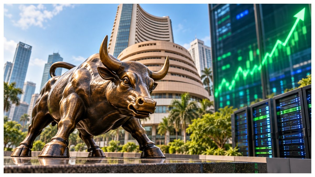 BSE Sensex at 72,257.60, up 664.36 points or 0.93 per cent, at 10:04 am IST on October 9, 2026.