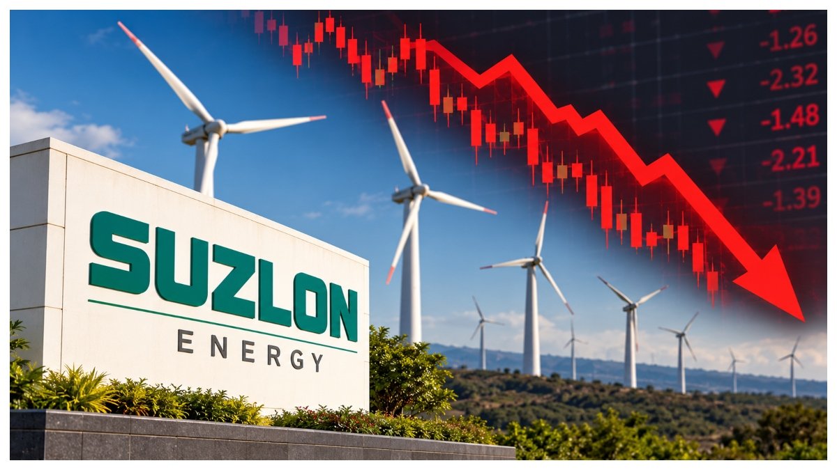 Suzlon Energy share price declines nearly 55 per cent from September 2024 peak ahead of October 29 quarterly results.